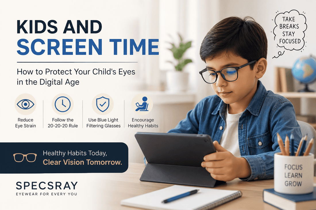 Kids and Screen Time: How to Protect Your Child's Eyes in the Digital Age
