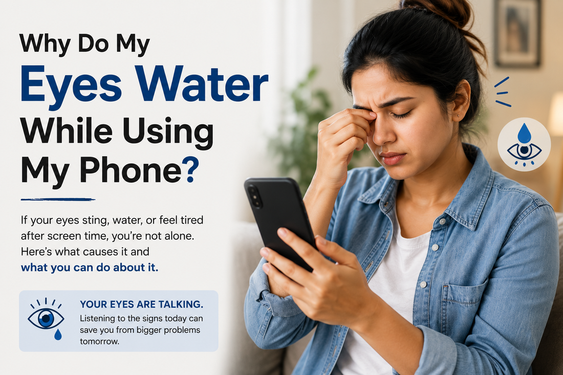 Why Do Eyes Water While Using Your Phone?