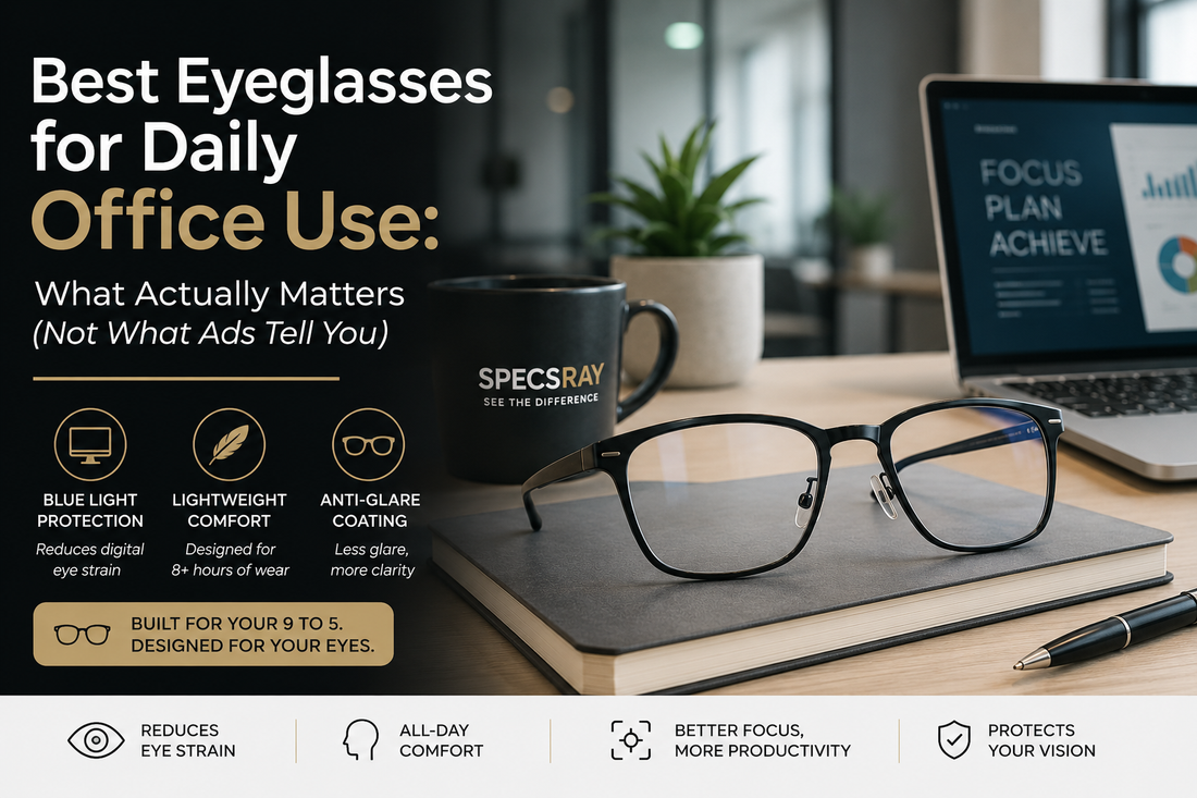 Best Eyeglasses for Daily Office Use: What Actually Matters