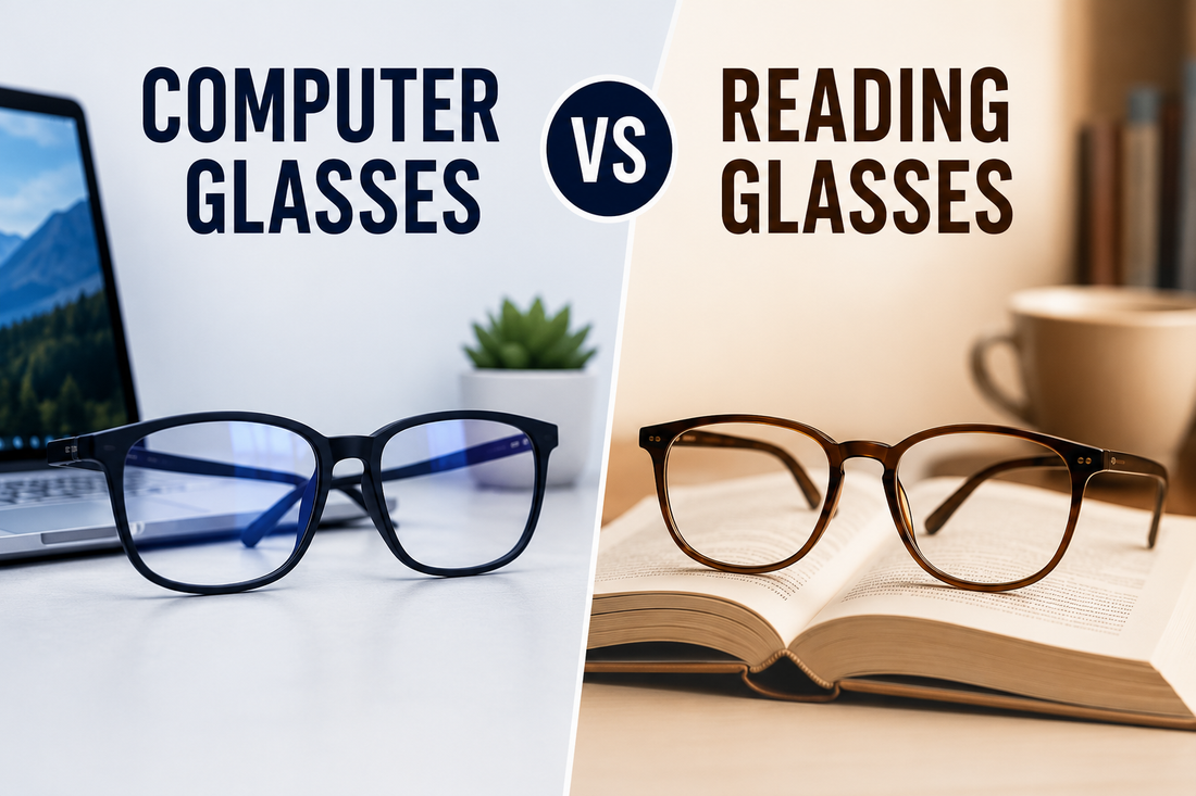 Computer Glasses vs Reading Glasses: Are They the Same Thing?