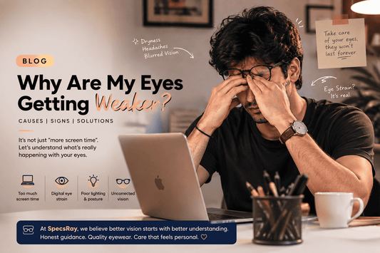 Why Are My Eyes Getting Weaker? Causes, Symptoms & Solutions | SpecsRay