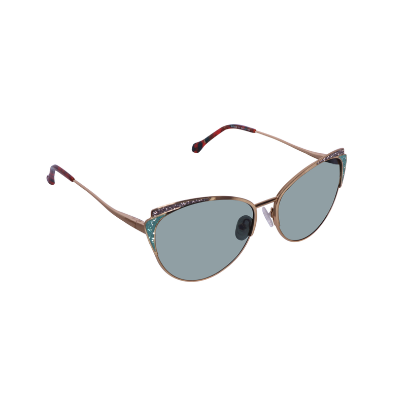 Cateye Full Rim Metal Sunglasses for Women