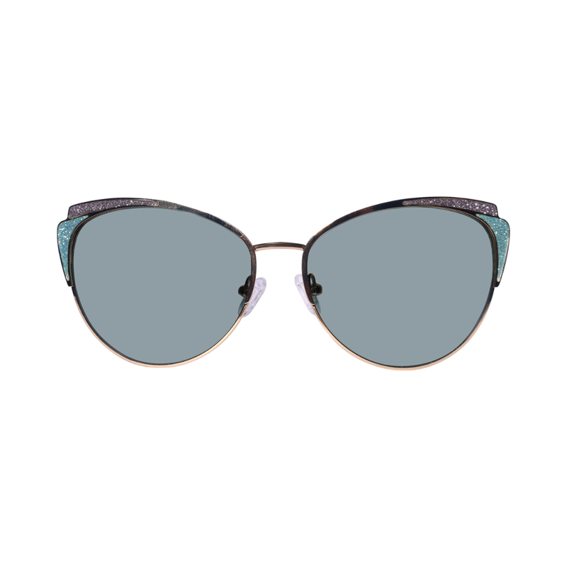 Cateye Full Rim Metal Sunglasses for Women