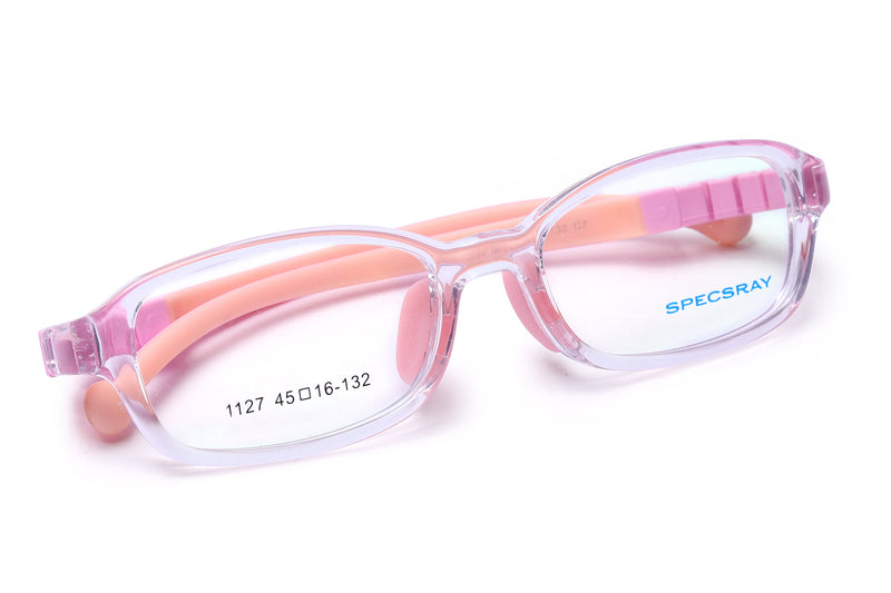 Rectangle Full Rim Eyeglasses For Kids