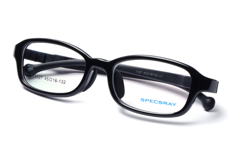 Rectangle Full Rim Eyeglasses For Kids