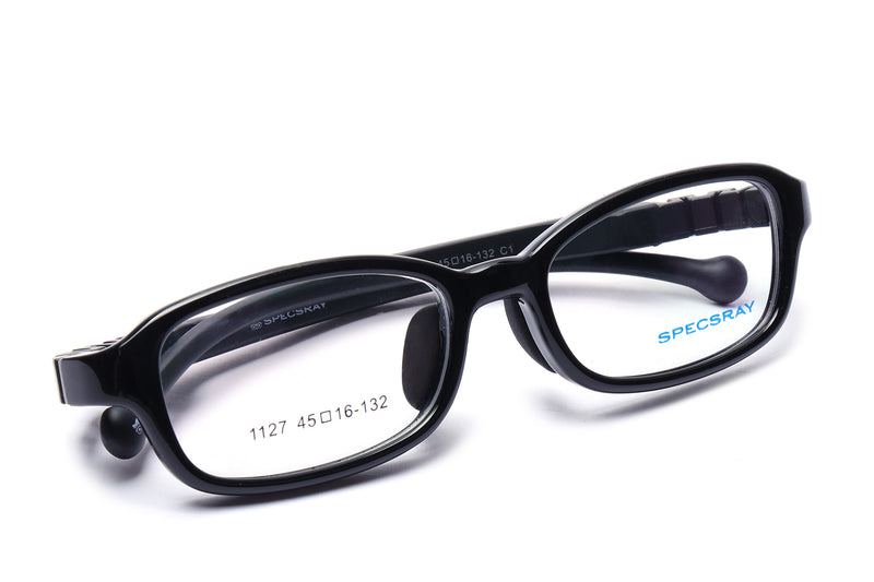 Rectangle Full Rim Eyeglasses For Kids