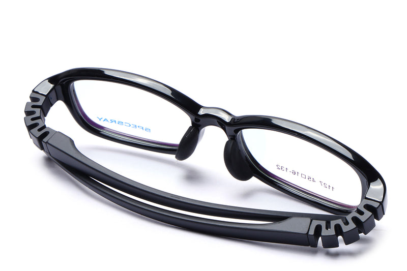 Rectangle Full Rim Eyeglasses For Kids