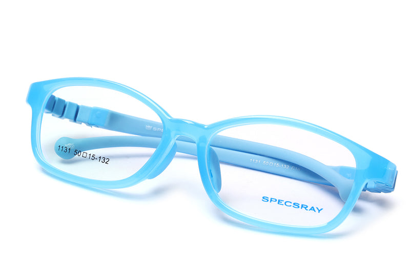 Rectangle Full Rim Eyeglasses For Kids
