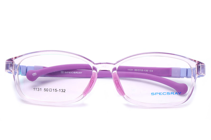 Rectangle Full Rim Eyeglasses For Kids