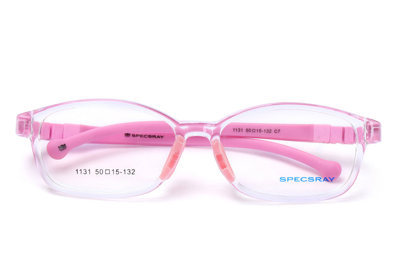 Rectangle Full Rim Eyeglasses For Kids