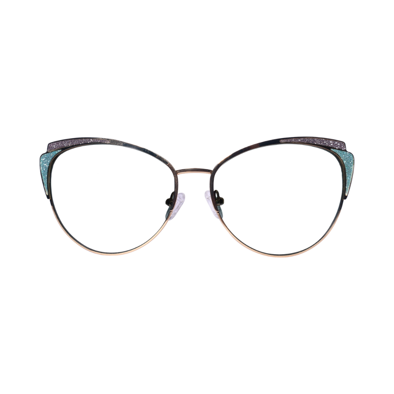 Cateye Full Rim Metal Sunglasses for Women