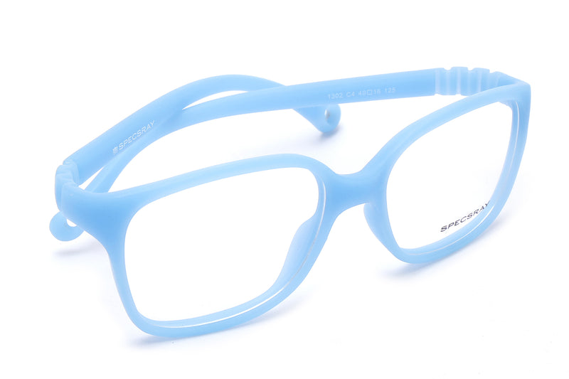 Rectangle Full Rim Eyewear Silicon Kids