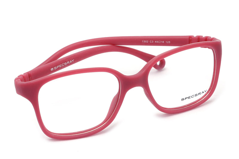 Rectangle Full Rim Eyewear Silicon Kids