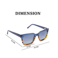 Square Full Rim Sunglasses Acetate Unisex