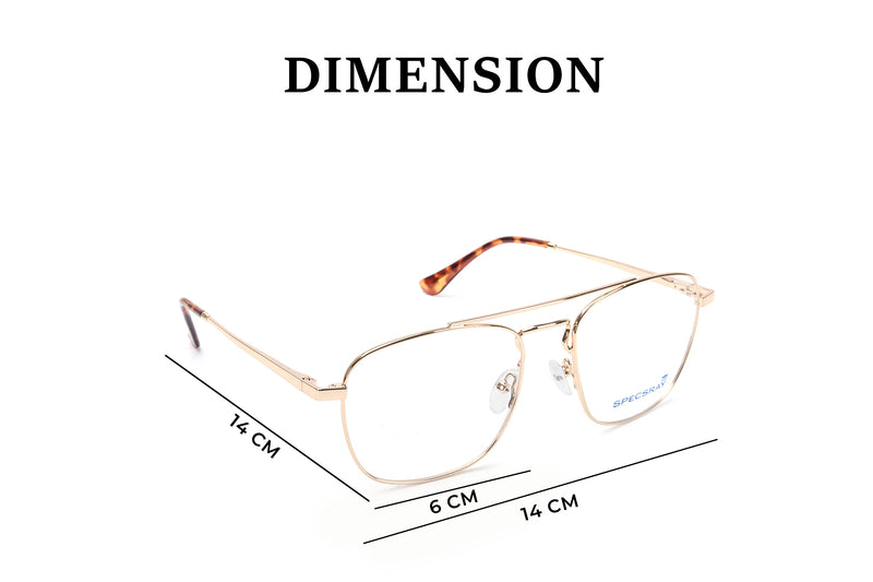 Square Full Rim Eyeglasses For Unisex