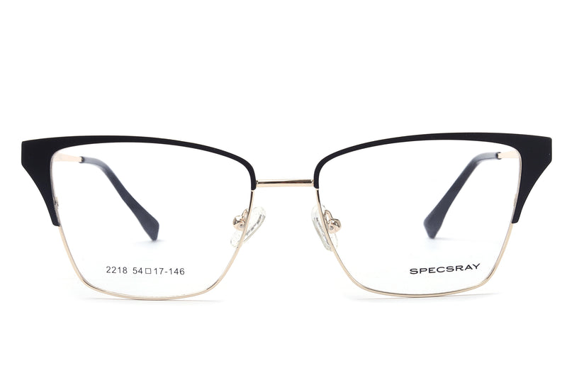 CATEYE FULL RIM Eyeglasses Metal Female