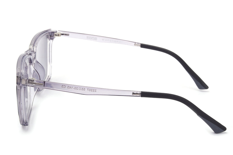 Square Full Rim Clip-On Eyeglasses For Men