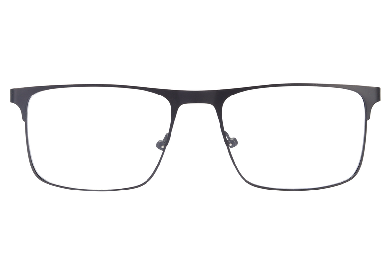 Rectangle Full Rim Eyewear Metal Male