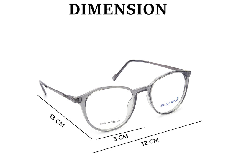 Round Full Rim Eyewear Acetate Unisex