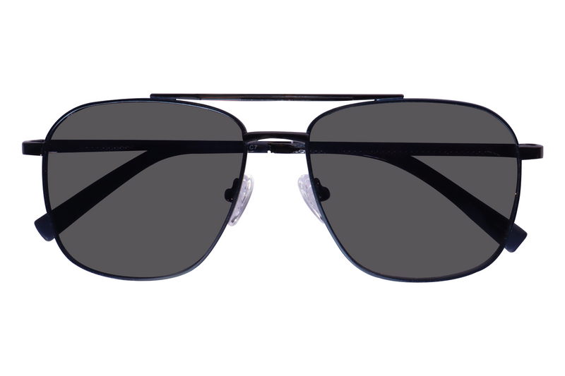 Rectangle Full Rim Sunglasses Metal Male