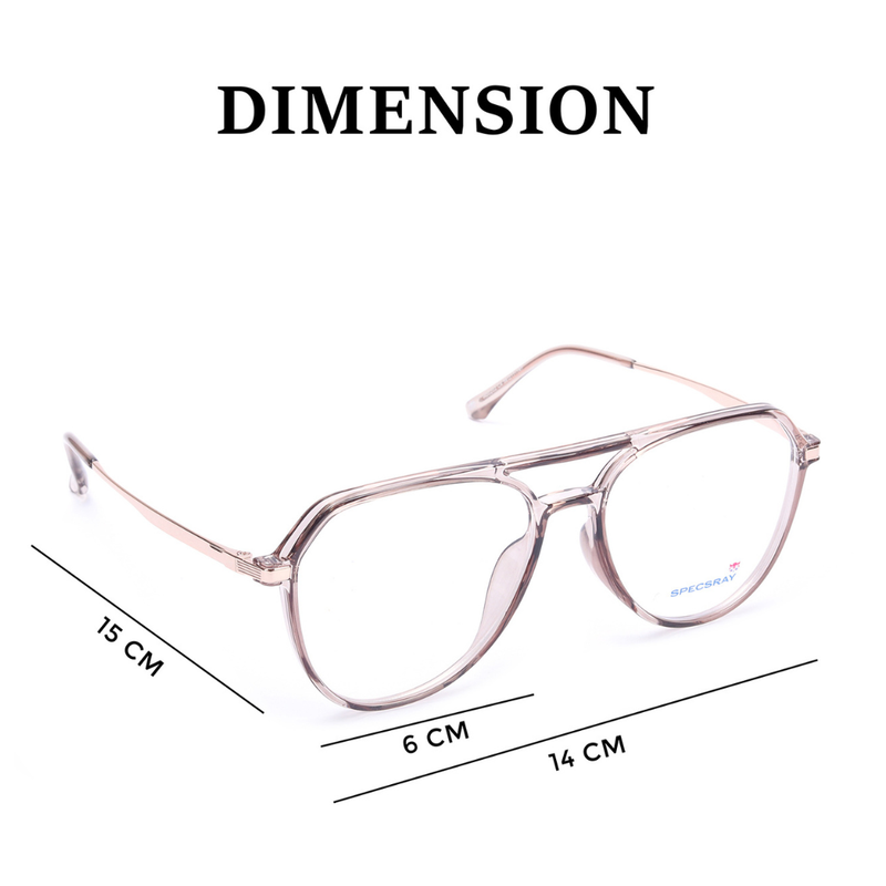 Aviator Full Rim Eyeglasses For Men