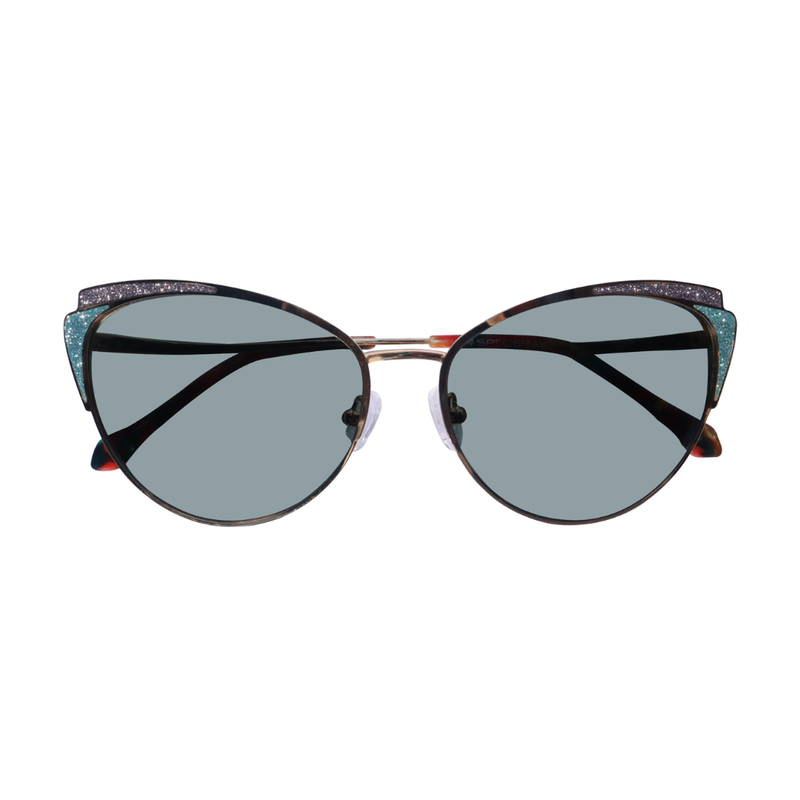 Cateye Full Rim Metal Sunglasses for Women
