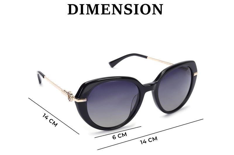 Cateye Full Rim Sunglasses Acetate Female