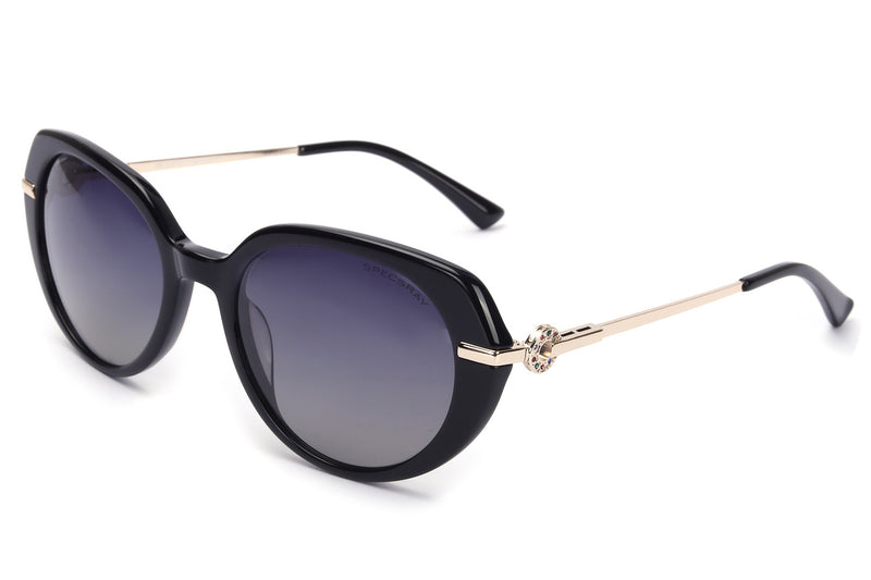 Cateye Full Rim Sunglasses Acetate Female