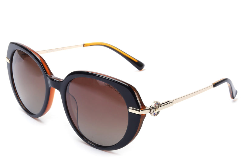 Cateye Full Rim Sunglasses Acetate Female