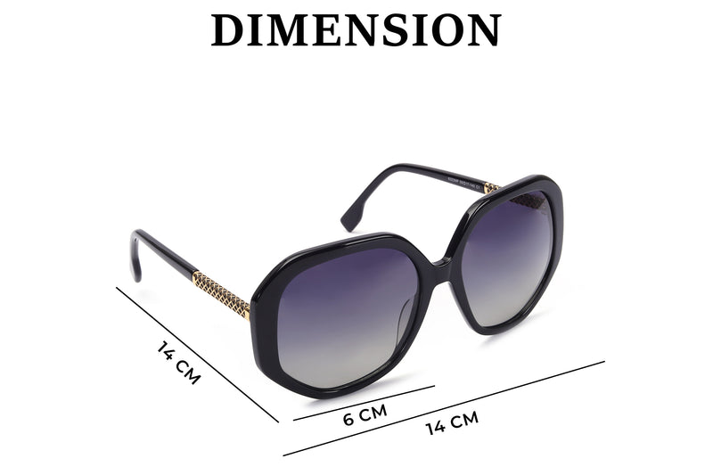 CATEYE FULL RIM Sunglasses Acetate Female