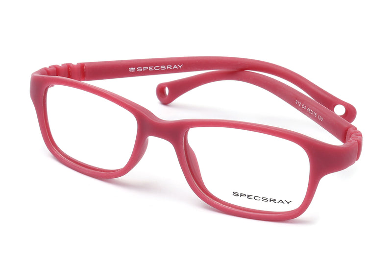 Rectangle Full Rim Eyeglasses For Kids