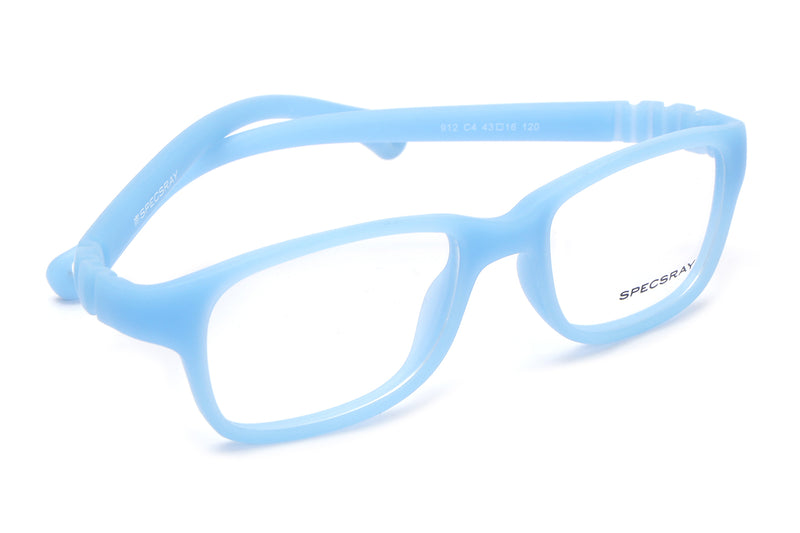 Rectangle Full Rim Eyeglasses For Kids