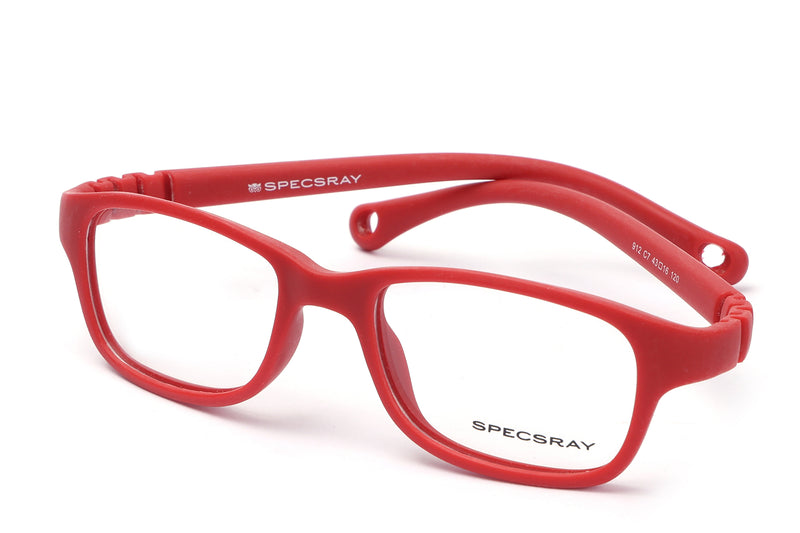 Rectangle Full Rim Eyeglasses For Kids