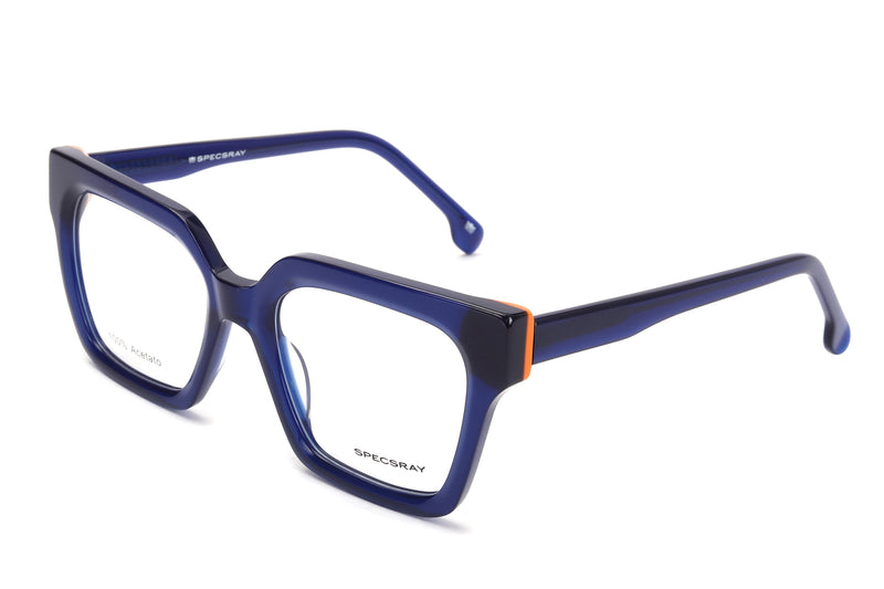 Square Full Rim Eyewear Acetate Male