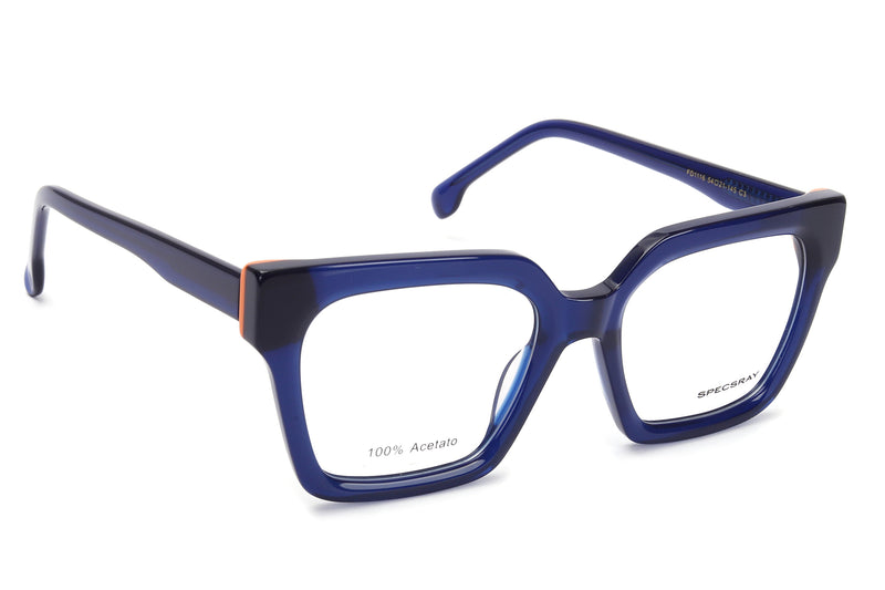 Square Full Rim Eyewear Acetate Male