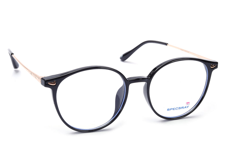 Round Full Rim Eyewear TR Sheet Unisex