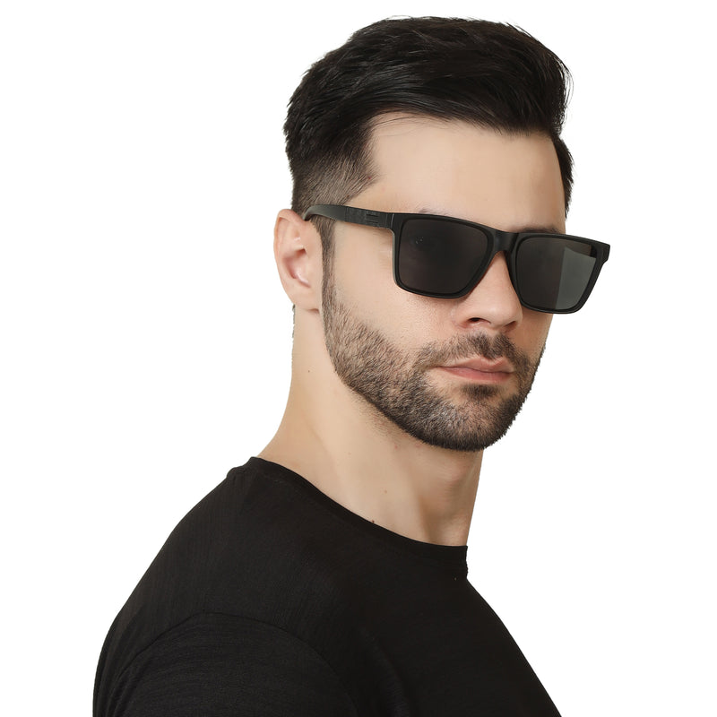 Square Full Rim Polarized Sunglasses For Men