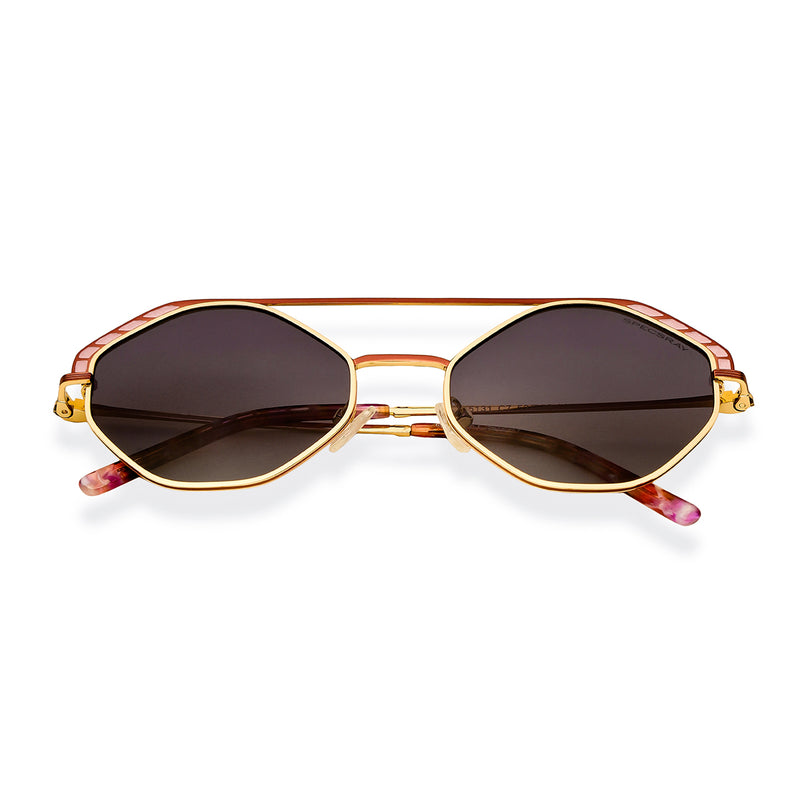 Full Rim Hexagonal Sunglasses For Women