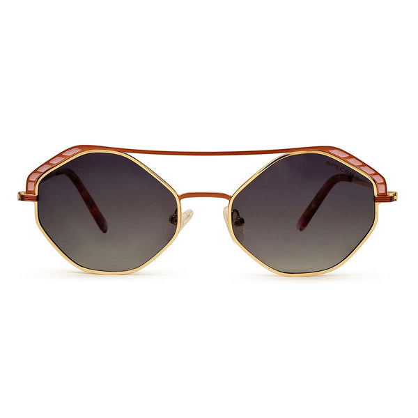Full Rim Hexagonal Sunglasses For Women