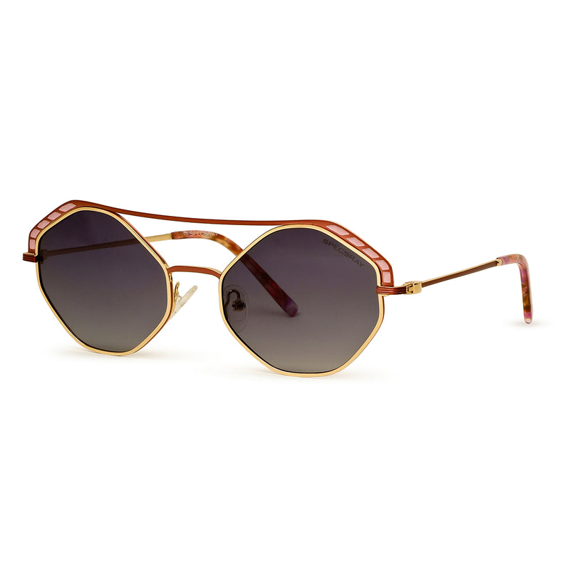 Full Rim Hexagonal Sunglasses For Women