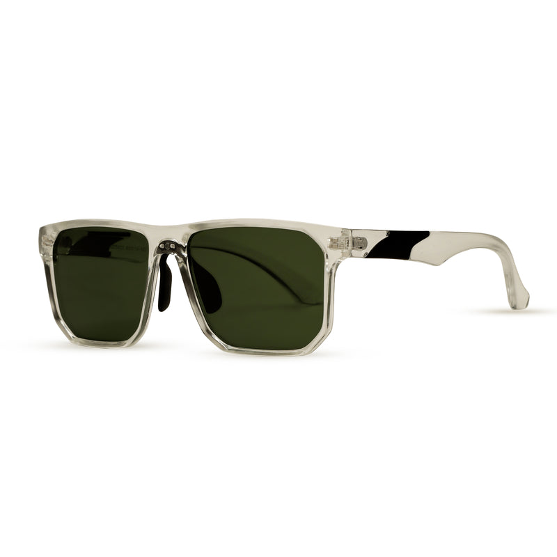 Rectangle Full Rim Sunglasses For Men