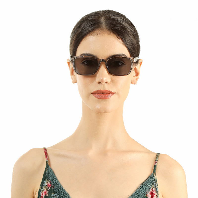 Rectangle Full Rim Sunglasses For Men