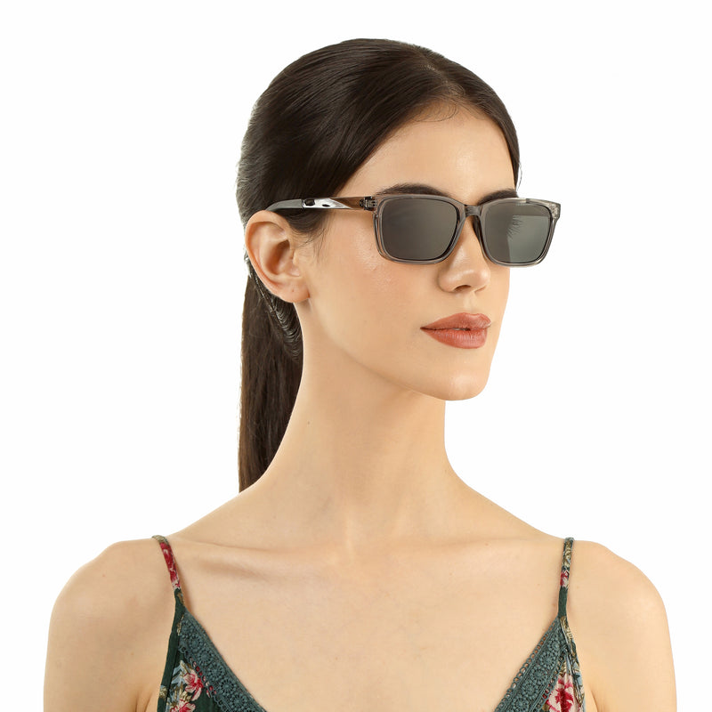 Rectangle Full Rim Sunglasses For Men