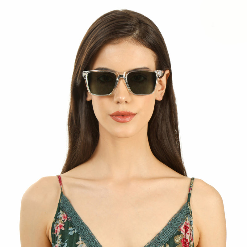 Square Full Rim Polarized Sunglasses For UNISEX