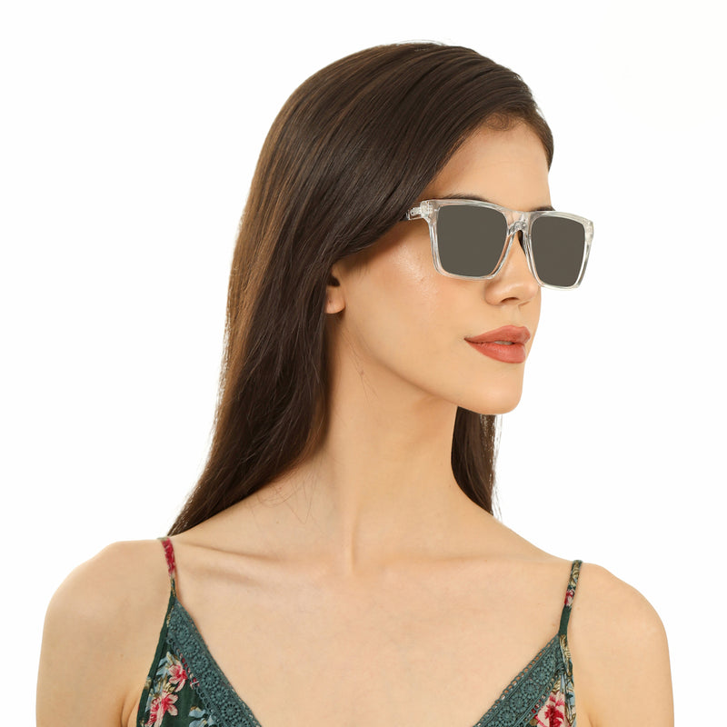 Square Full Rim Polarized Sunglasses For UNISEX