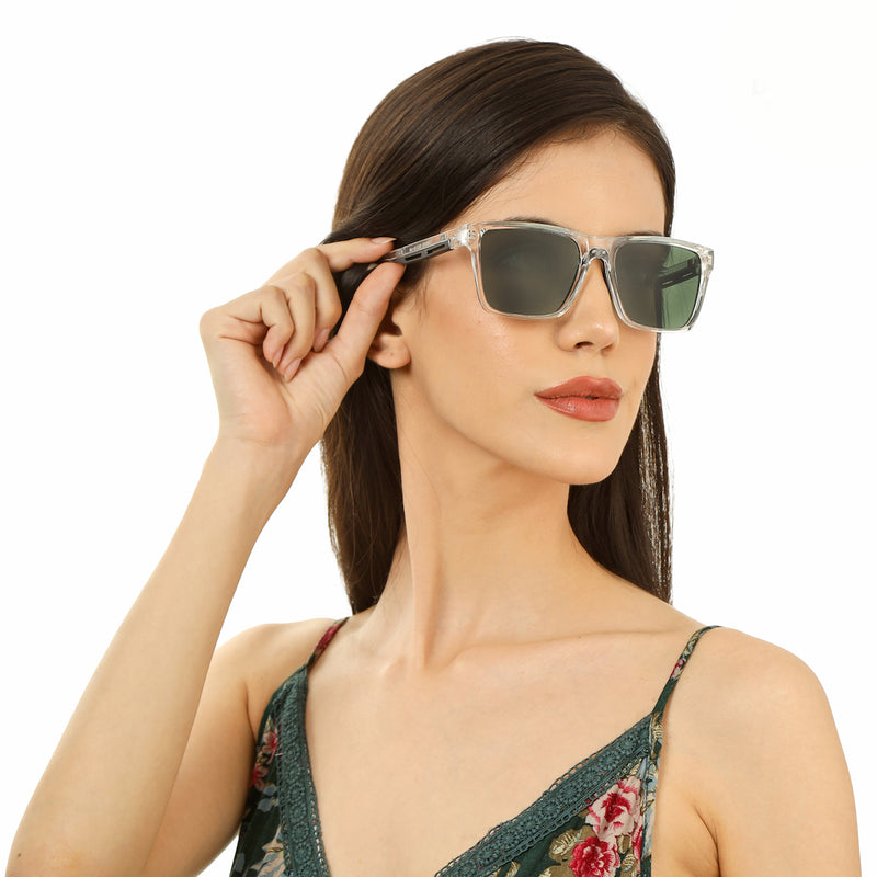 Square Full Rim Polarized Sunglasses For UNISEX