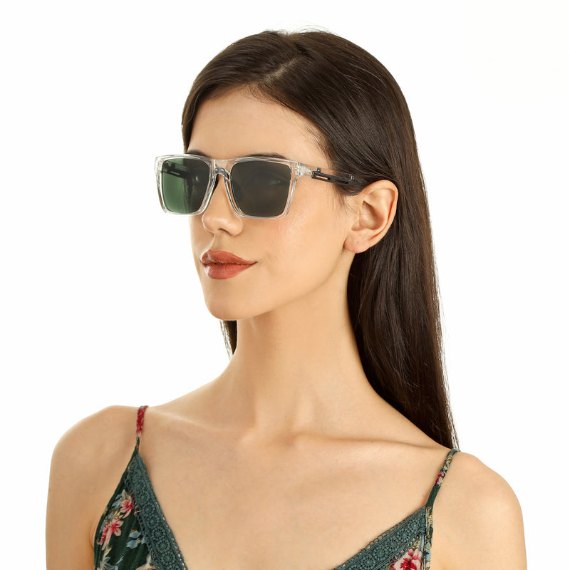 Square Full Rim Polarized Sunglasses For UNISEX