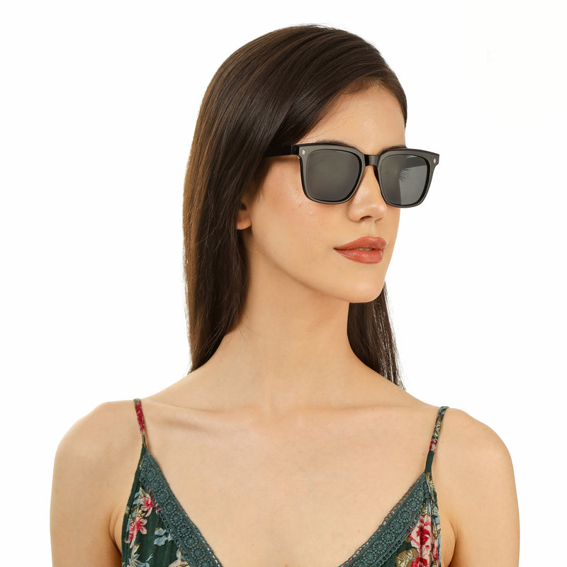 Square Full Rim Polarized Sunglasses For UNISEX
