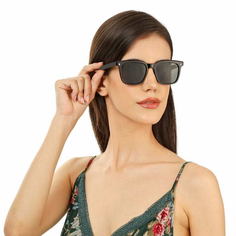 Square Full Rim Polarized Sunglasses For UNISEX