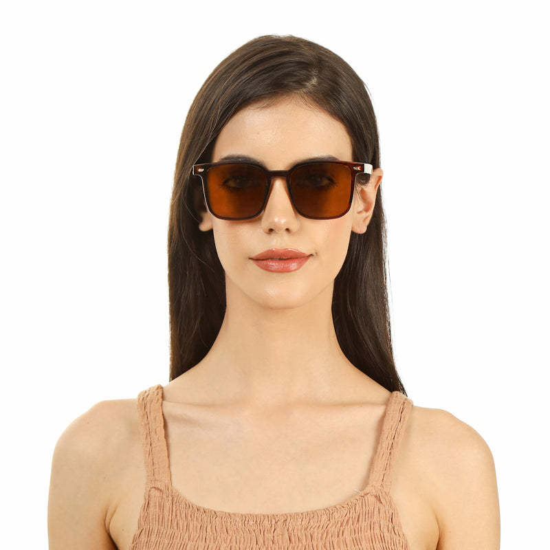 Square Full Rim Sunglasses For unisex